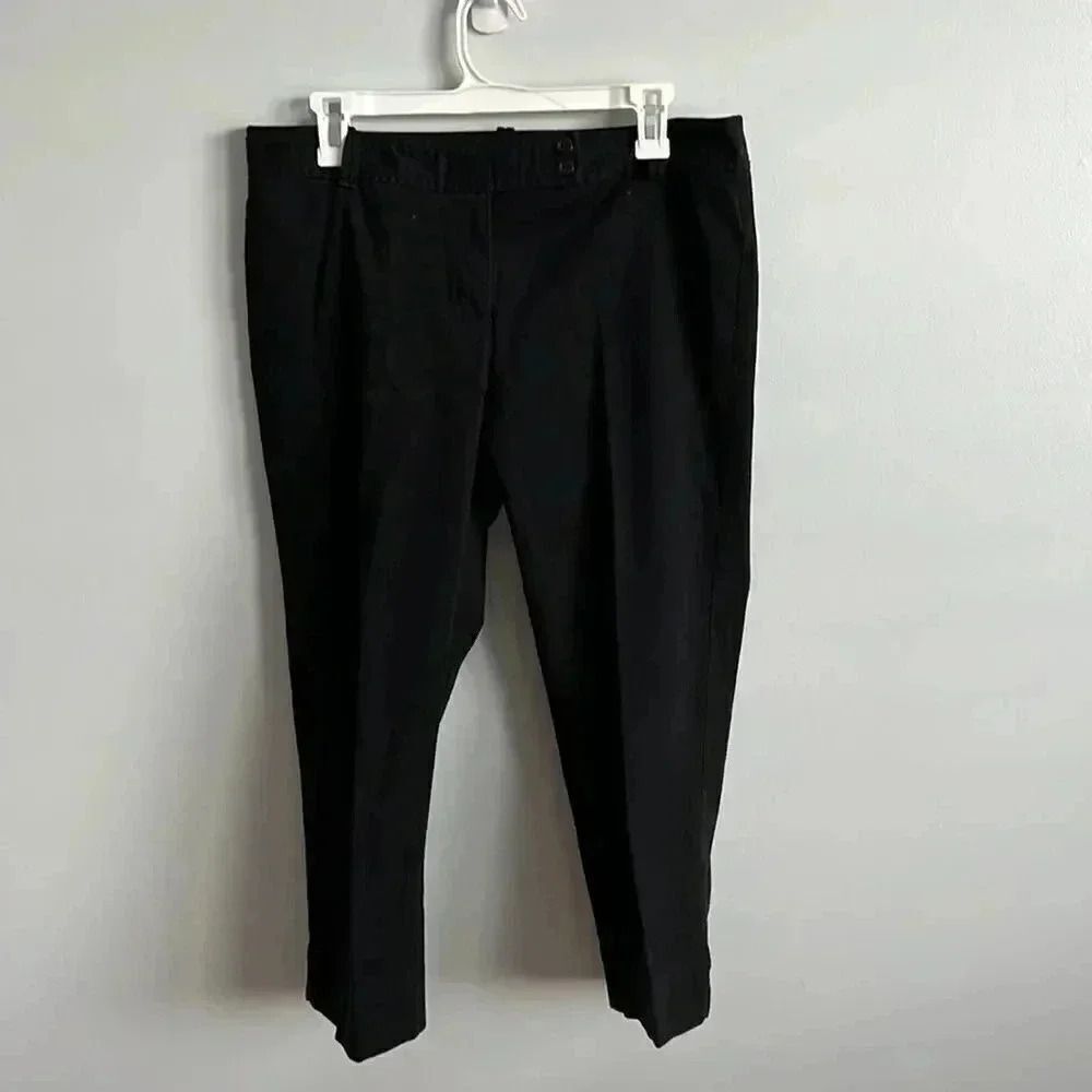 Ann Taylor Loft Black Catalina Capri Marisa Style